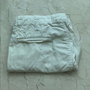 H&M L.O.G.G Men’s Flat Front Cream White Shorts